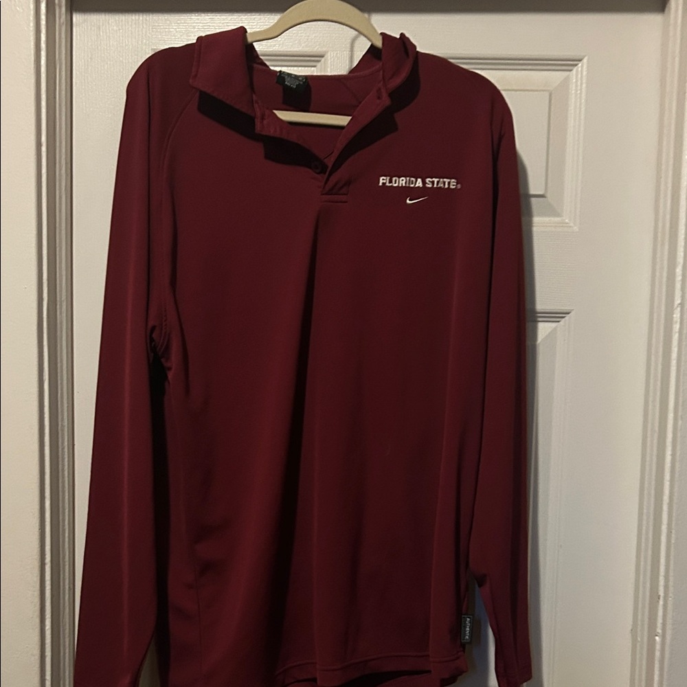 Nike Maroon Florida State Long Sleeve Shirt